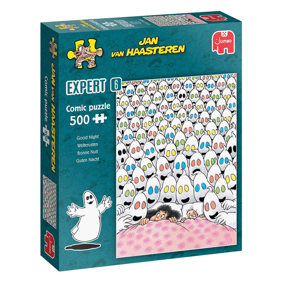 Jan van Haasteren Puzzle - Experte 6 Gute Nacht - 500 Teile.