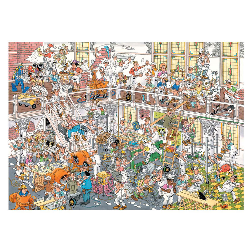 Jan van Haasteren Legpuzzel - De Bouwmarkt en de Verbouwing, 2x1000st.