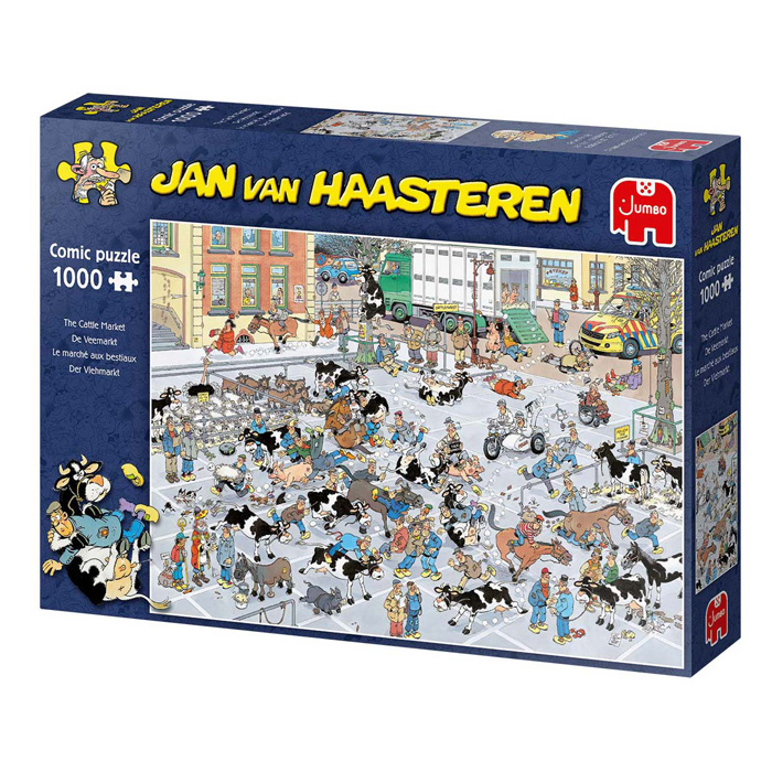 Jan van Haasteren Legpuzzel - De Veemarkt, 1000st.
