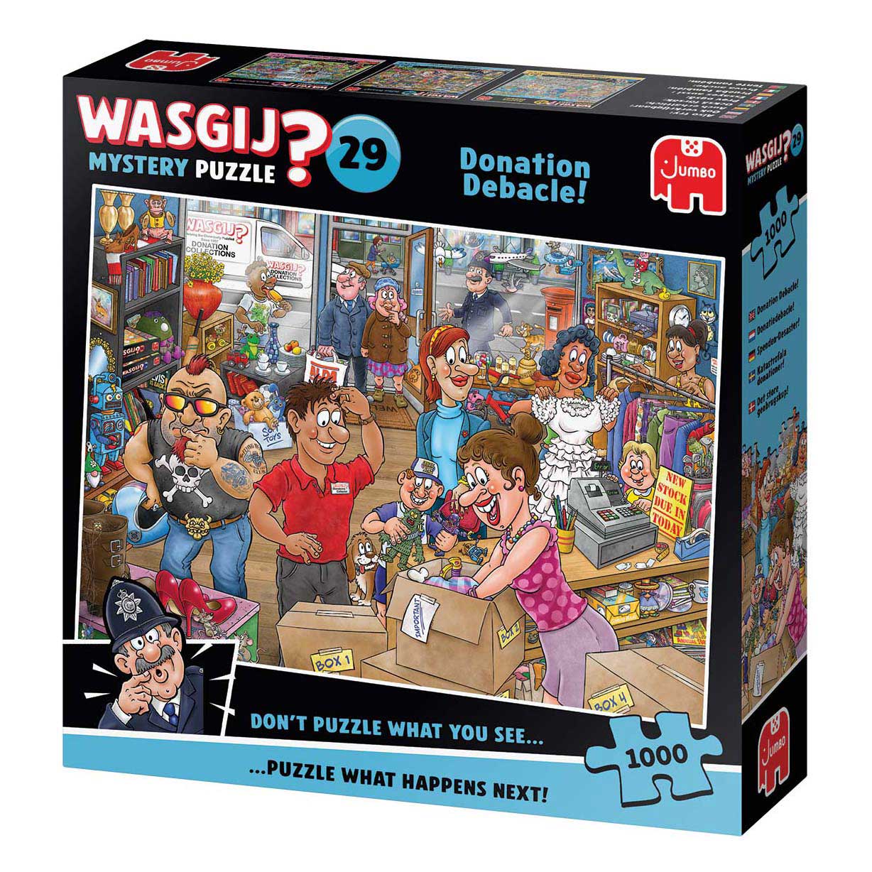 Wasgij Mystery 29 - Débâcle des dons ! - 1000 pièces.