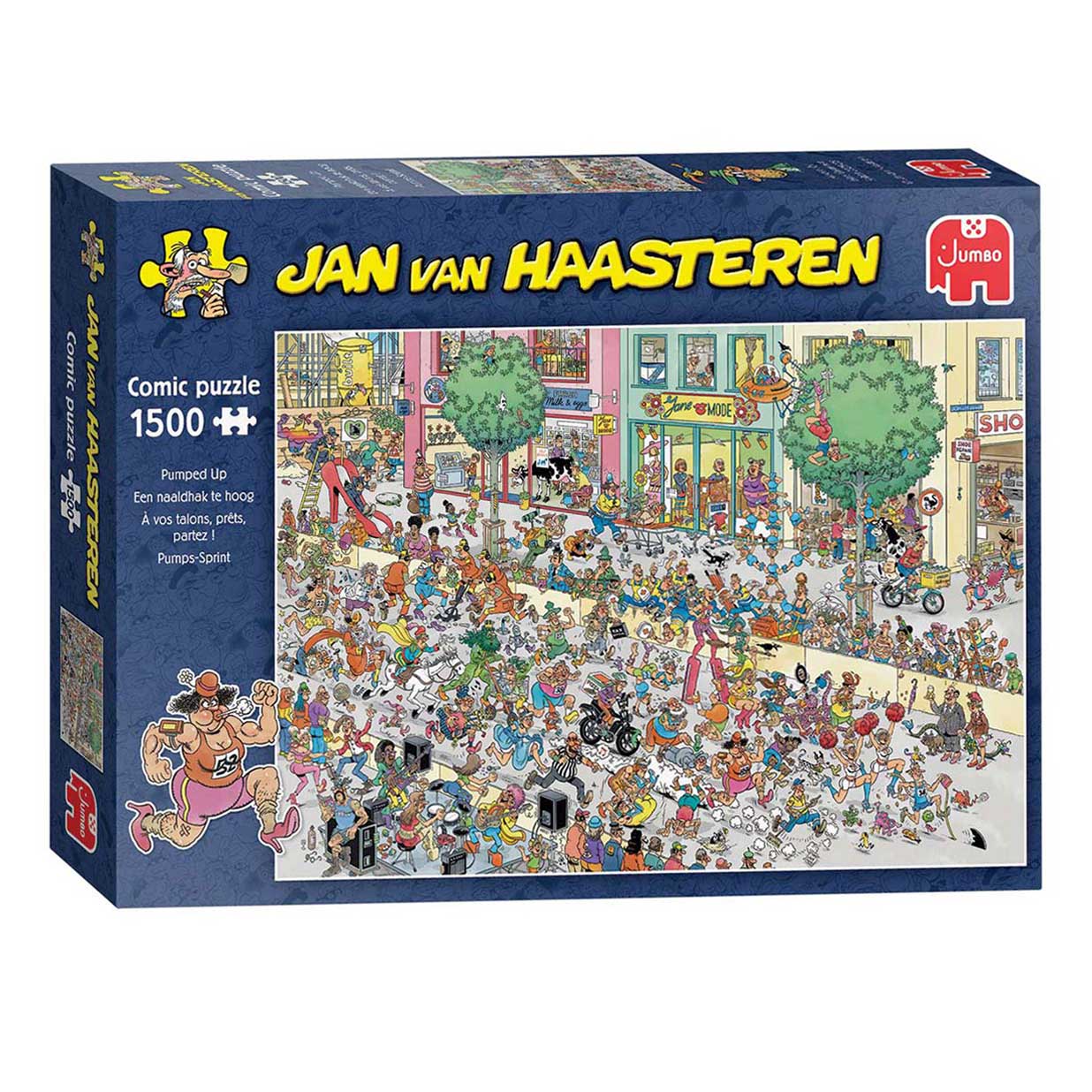 Jan van Haasteren Puzzle - Ein Stiletto-Absatz zu hoch - 1500 Teile.