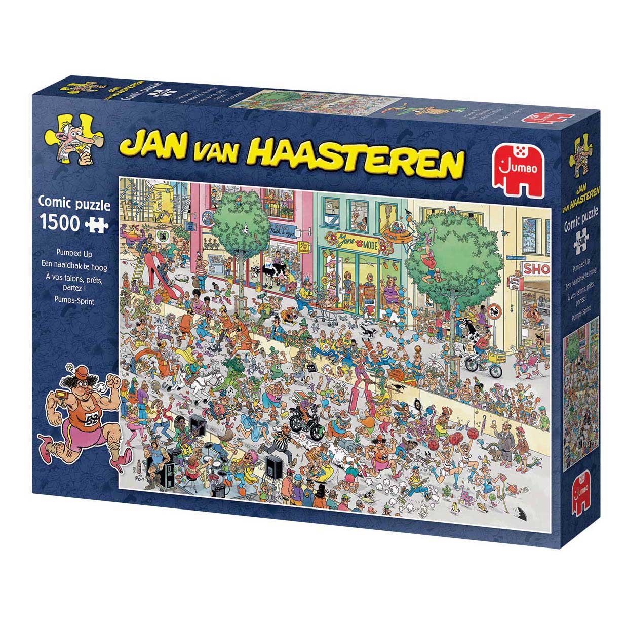 Jan van Haasteren Puzzle - Ein Stiletto-Absatz zu hoch - 1500 Teile.