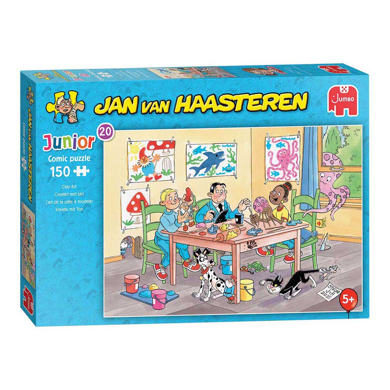Puzzle Jan van Haasteren Junior 20 - Créatif avec de l'argile - 150 pièces.