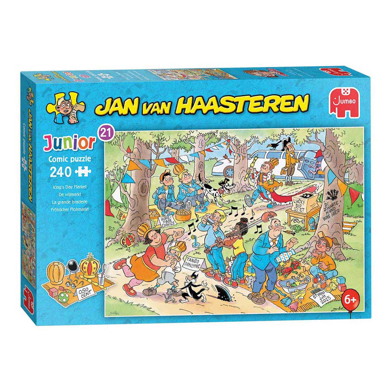 Puzzle Jan van Haasteren Junior 21 - Le marché libre - 240 mcx.