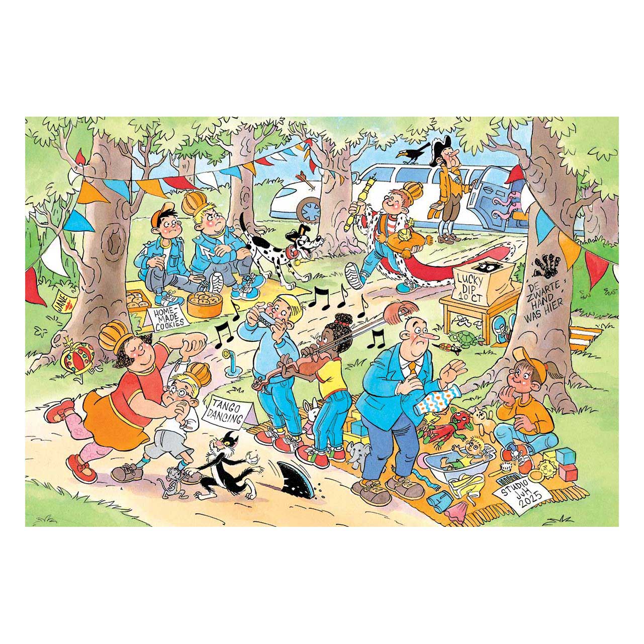 Puzzle Jan van Haasteren Junior 21 - Le marché libre - 240 mcx.