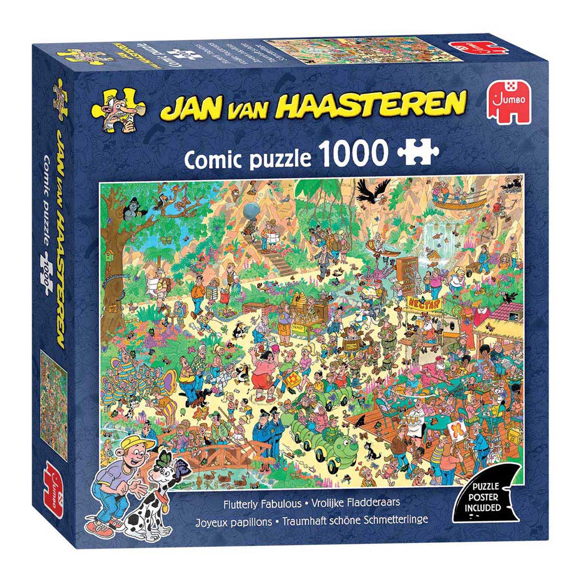 Jan van Haasteren Legpuzzel - Vrolijke Fladderaars - 1000st.