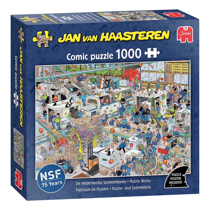 Puzzle Jan van Haasteren - The Dutch Game Factory - 1000 pcs.
