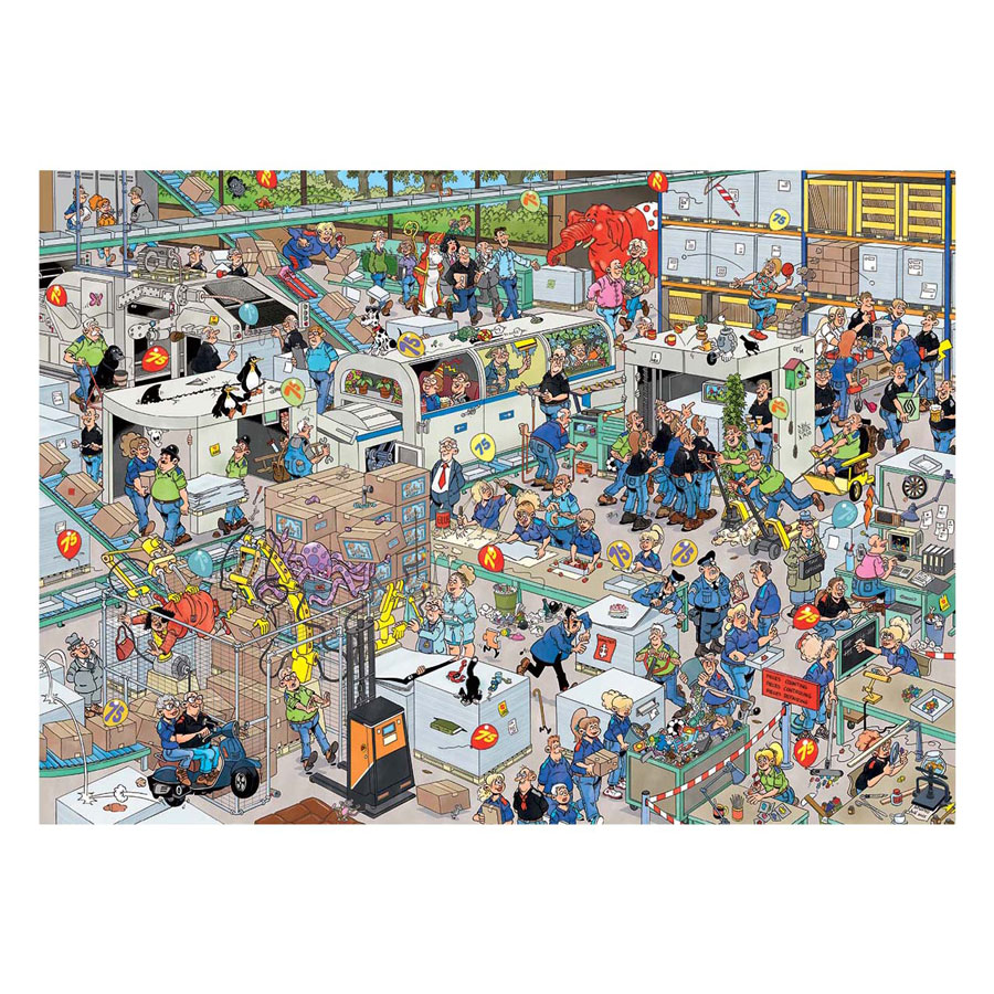 Puzzle Jan van Haasteren - The Dutch Game Factory - 1000 pcs. Puzzle Jan van Haasteren - The Dutch Game Factory - 1000 pcs.