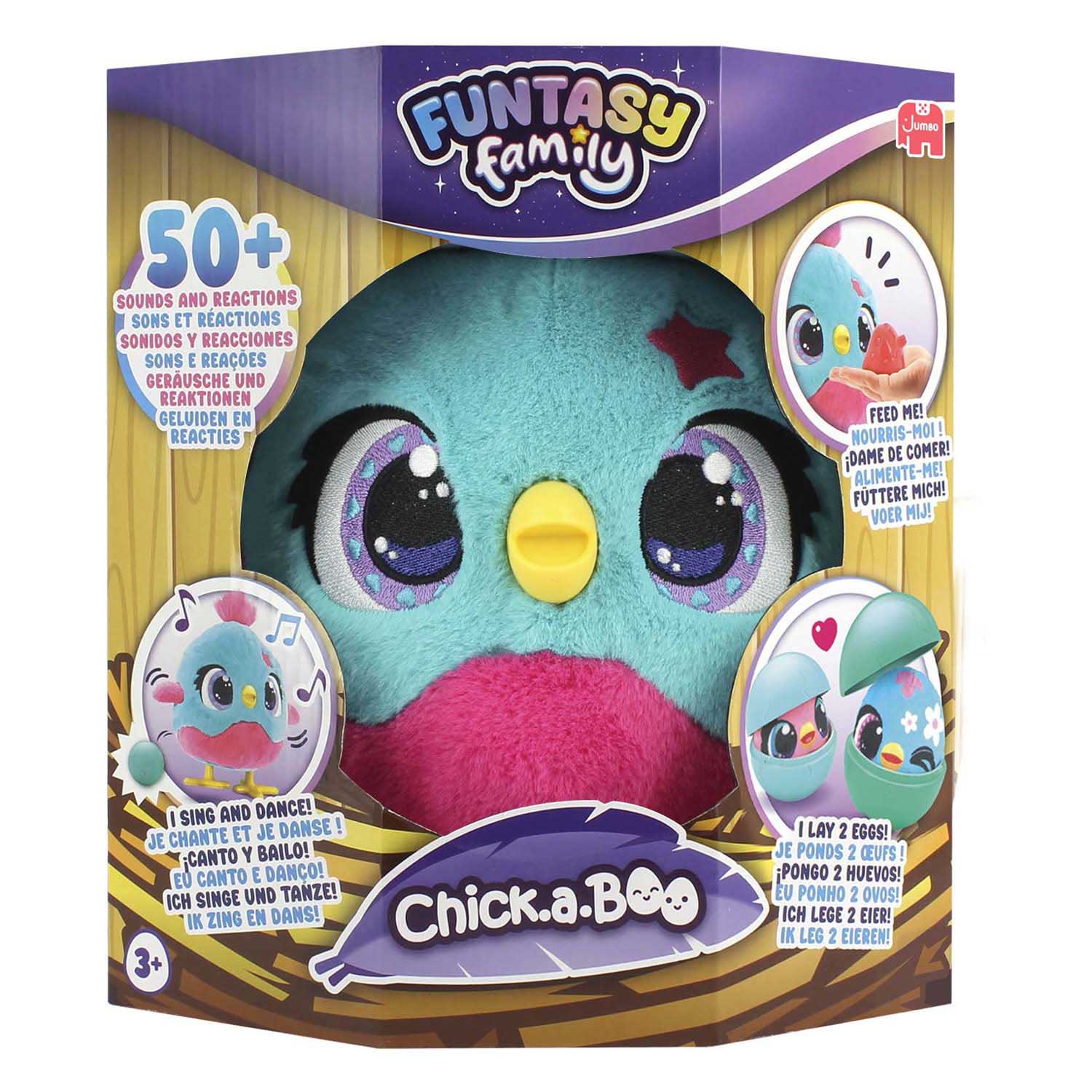 Funtasy Family Chick-A-Boo - Peluche interactive