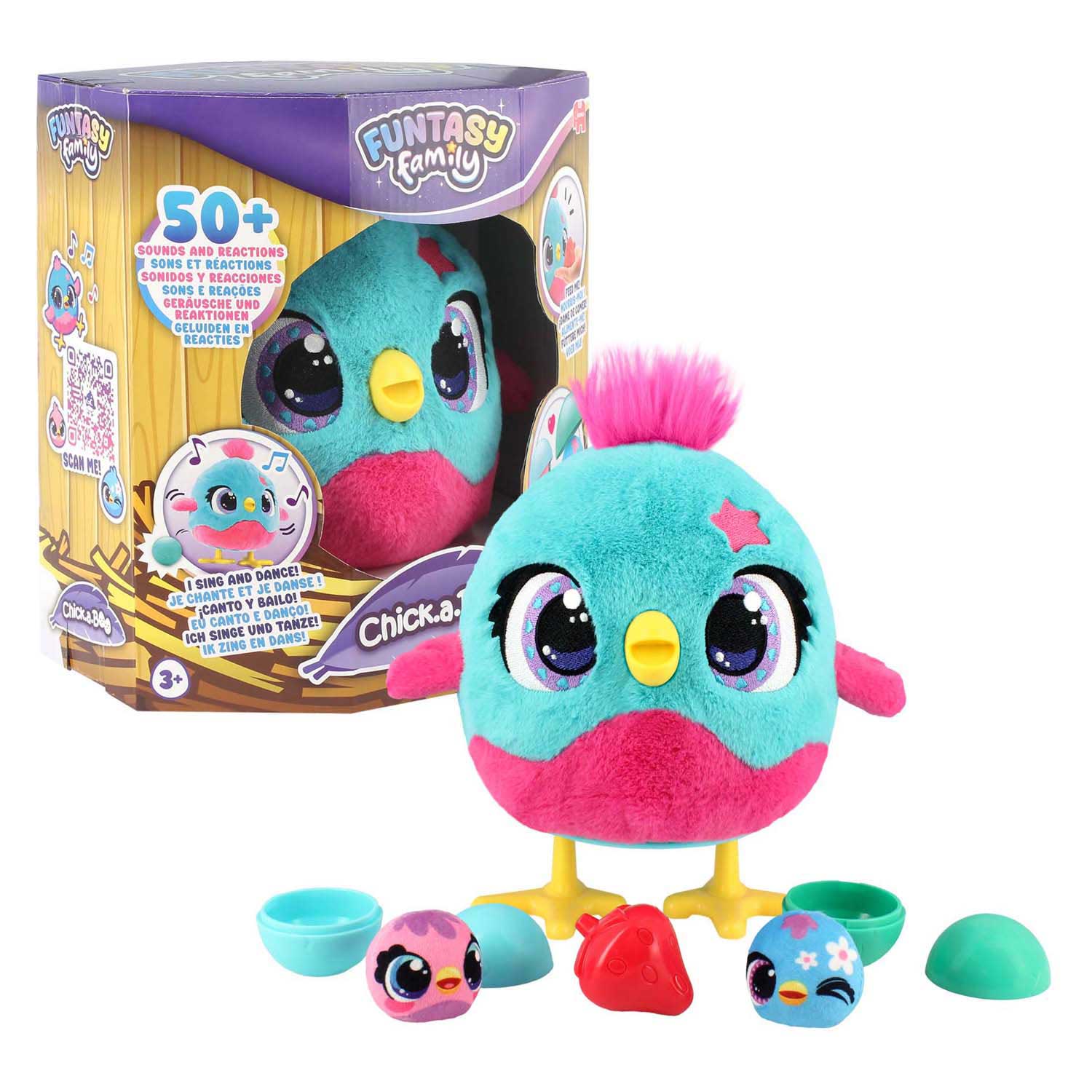 Funtasy Family Chick-A-Boo - Peluche interactive