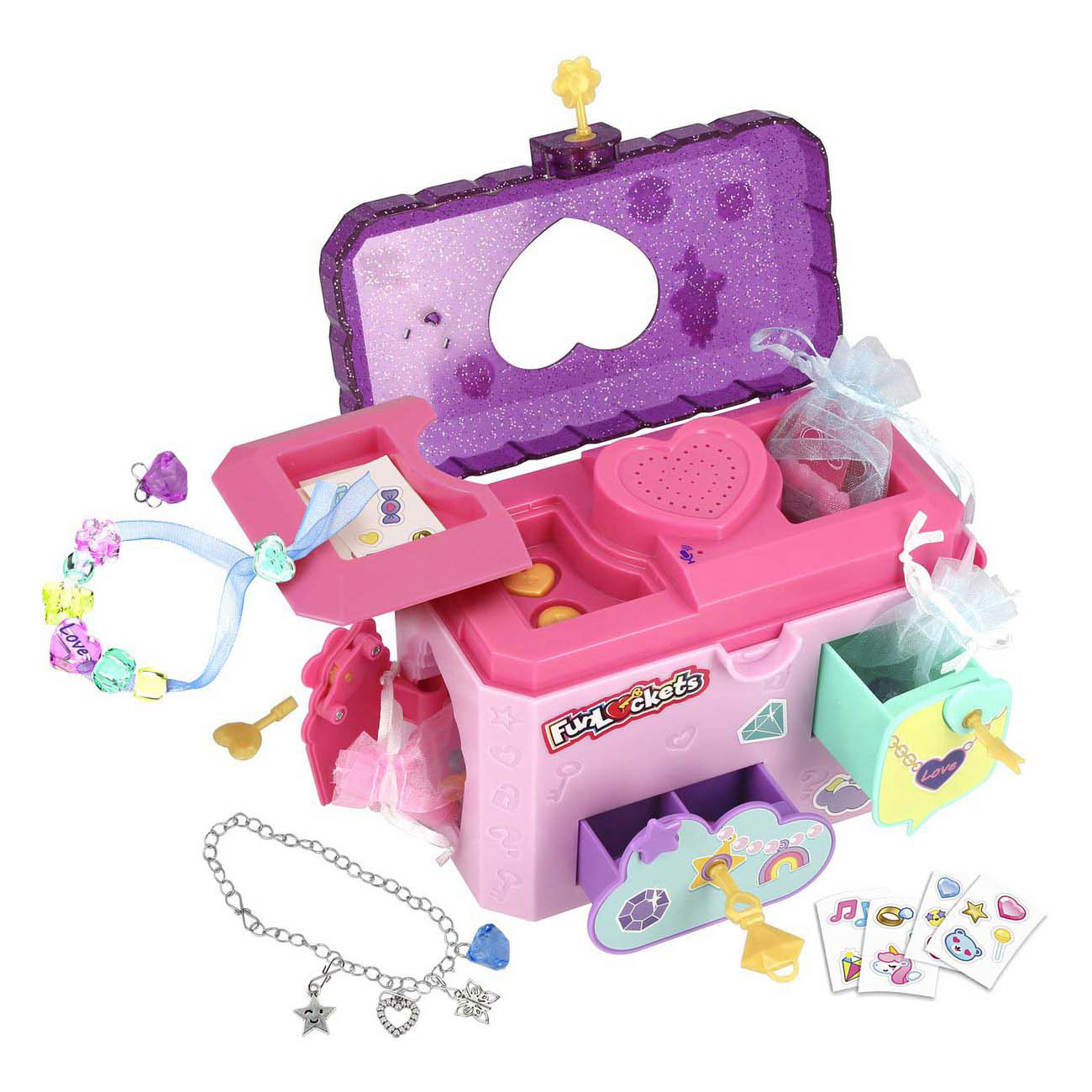 Boîte à bijoux secrète FunLockets avec enregistreur de messages