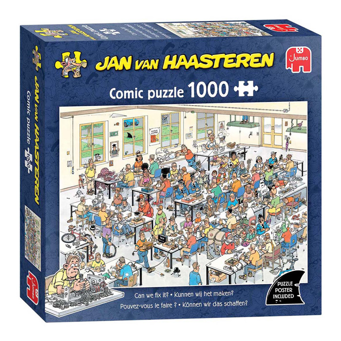 Jan van Haasteren Legpuzzel - Kunnen wij het maken? - 1000st.