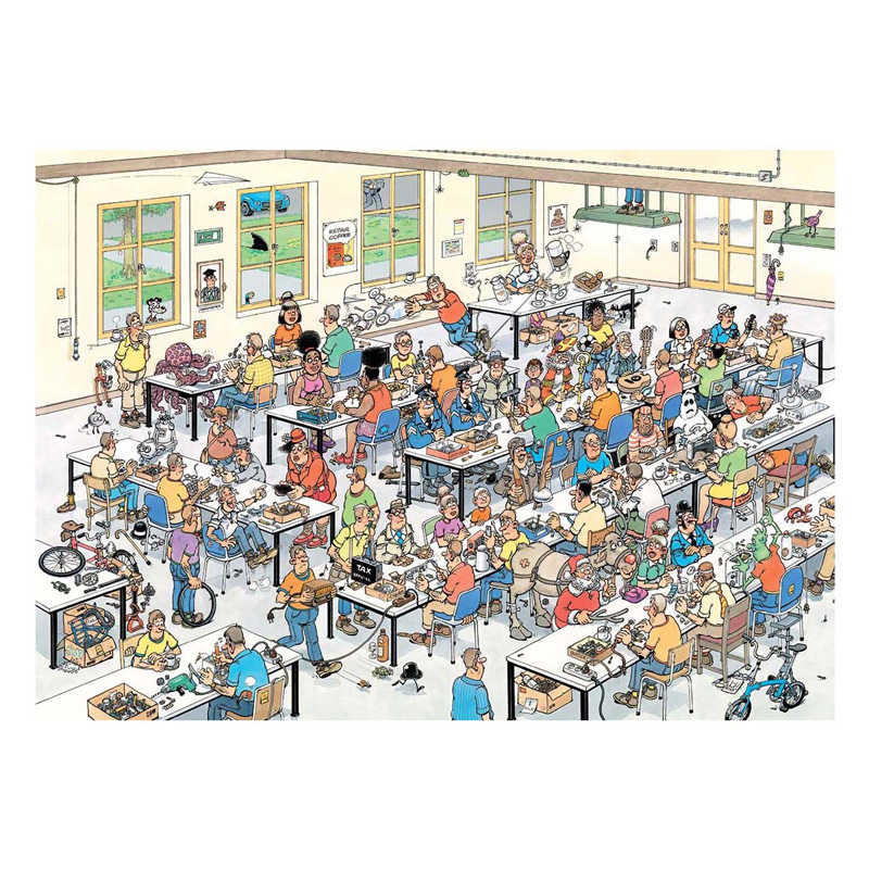 Jan van Haasteren Legpuzzel - Kunnen wij het maken? - 1000st.