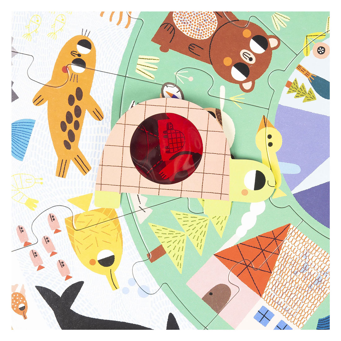 Jumbo Goula Puzzel XXL Ontdek Dieren - 25st.