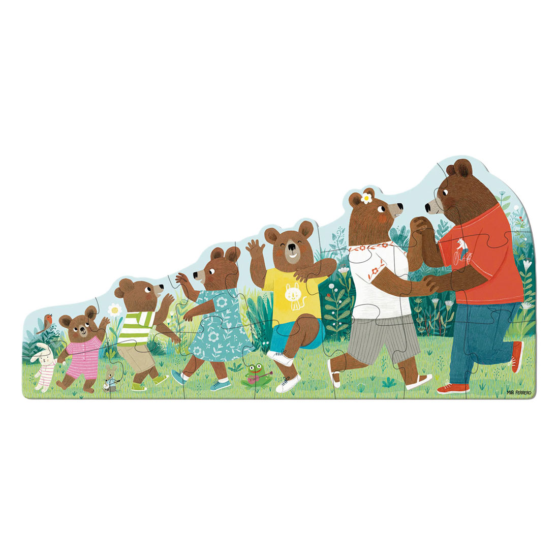 Jumbo Goula Puzzle XXL Bärenfamilie - 16 Teile.