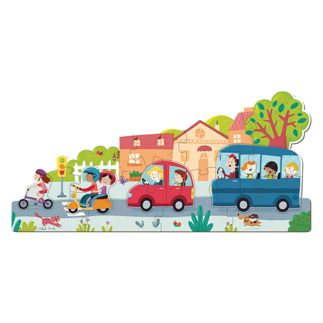 Jumbo Goula Puzzle XXL Fahrzeuge - 18 Teile.