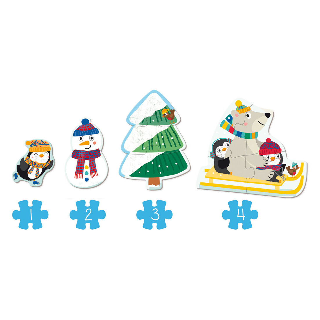 Jumbo Goula Puzzel XXL Winter - 18st.