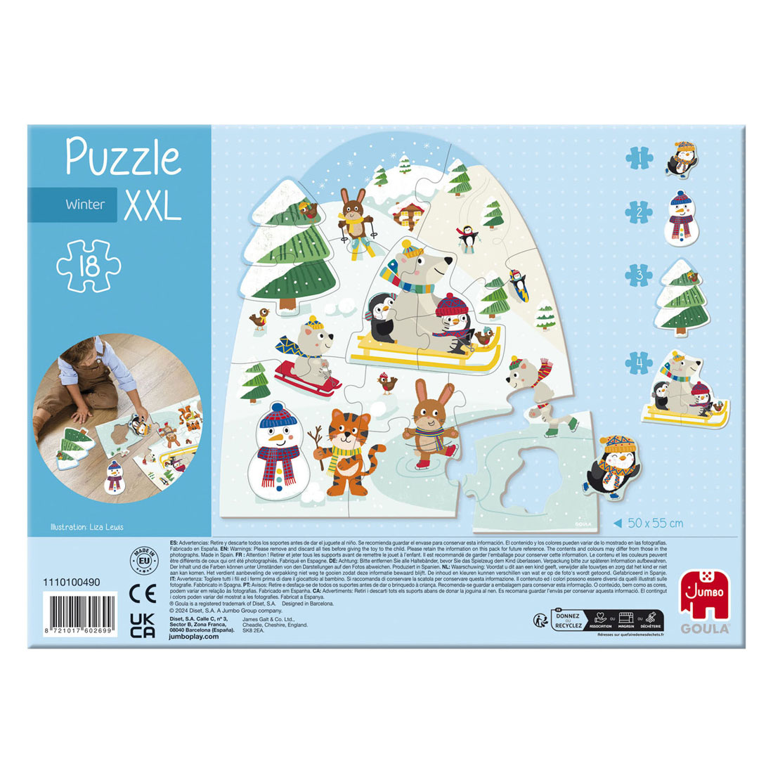 Jumbo Goula Puzzel XXL Winter - 18st.