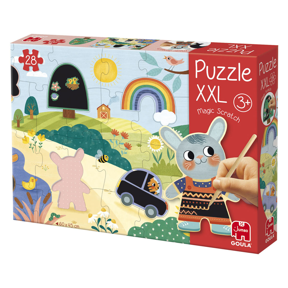 Jumbo Goula Puzzel XXL Magische Kraspuzzel - 27st.