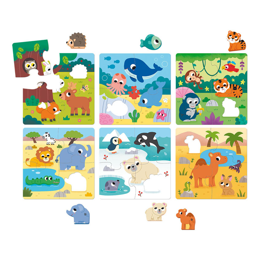 Jumbo Goula Puzzel 6 Lebensraum - 5.