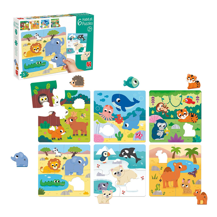 Jumbo Goula Puzzel 6 Lebensraum - 5.