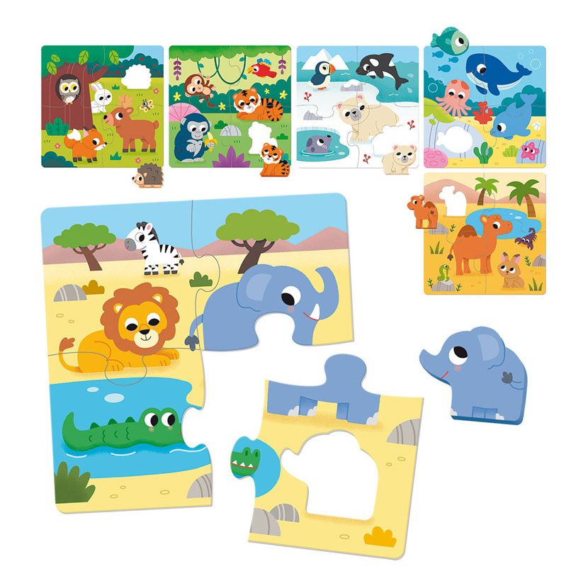 Jumbo Goula Puzzel 6 Lebensraum - 5.