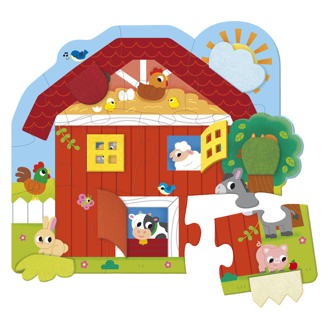 Jumbo Goula Puzzel XXL Surprise Farm - 12st.