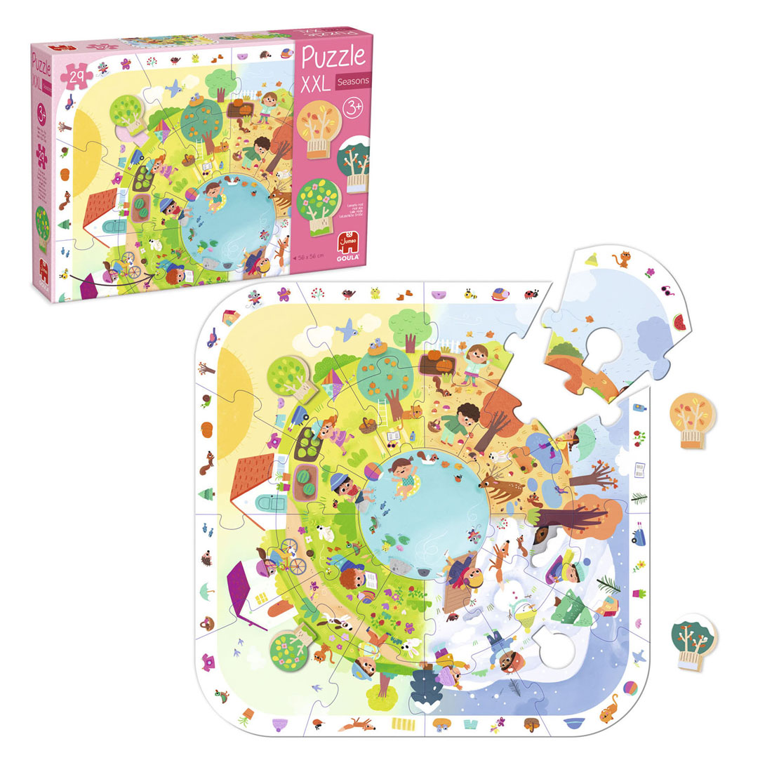 Jumbo Goula Puzzel XXL Seizoenen - 29st.