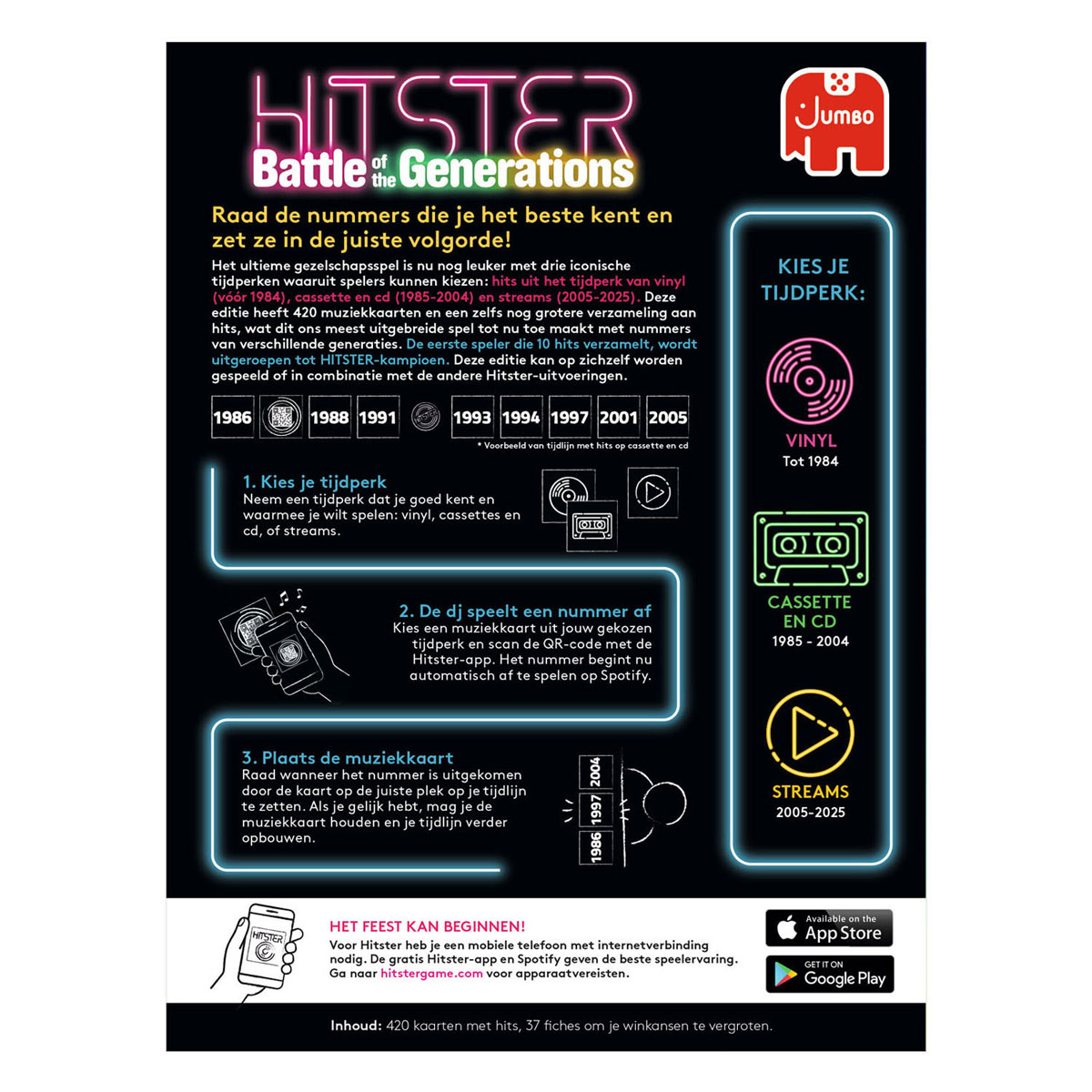 Jumbo Hitster Bataille des Générations