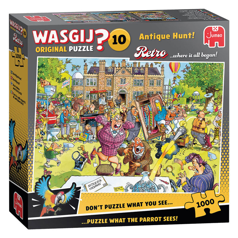 Wasgij Retro Original 10 - Antiekjacht! - 1000st.