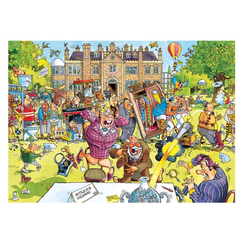 Wasgij Retro Original 10 - Antiekjacht! - 1000st.