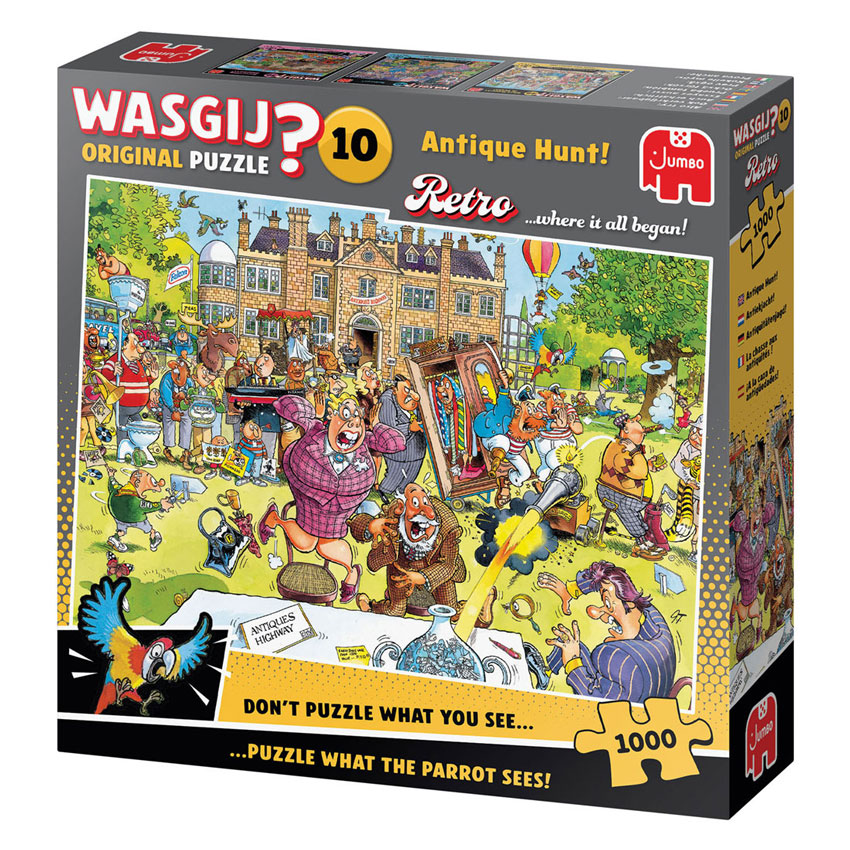 Wasgij Retro Original 10 - Antiekjacht! - 1000st.