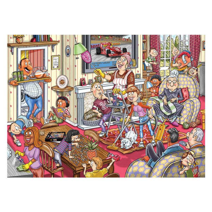 Wasgij Retro Mystery 10 - De Voorjaars-schoonmaak! - 1000st.