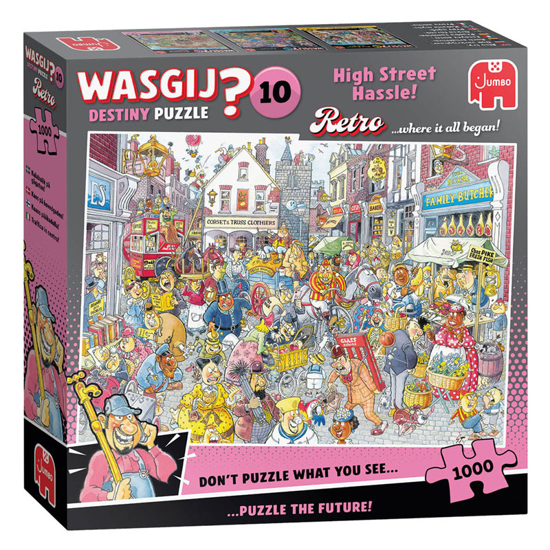 Wasgij Retro Destiny 10 - Chaos In De Winkelstraat! - 1000st.
