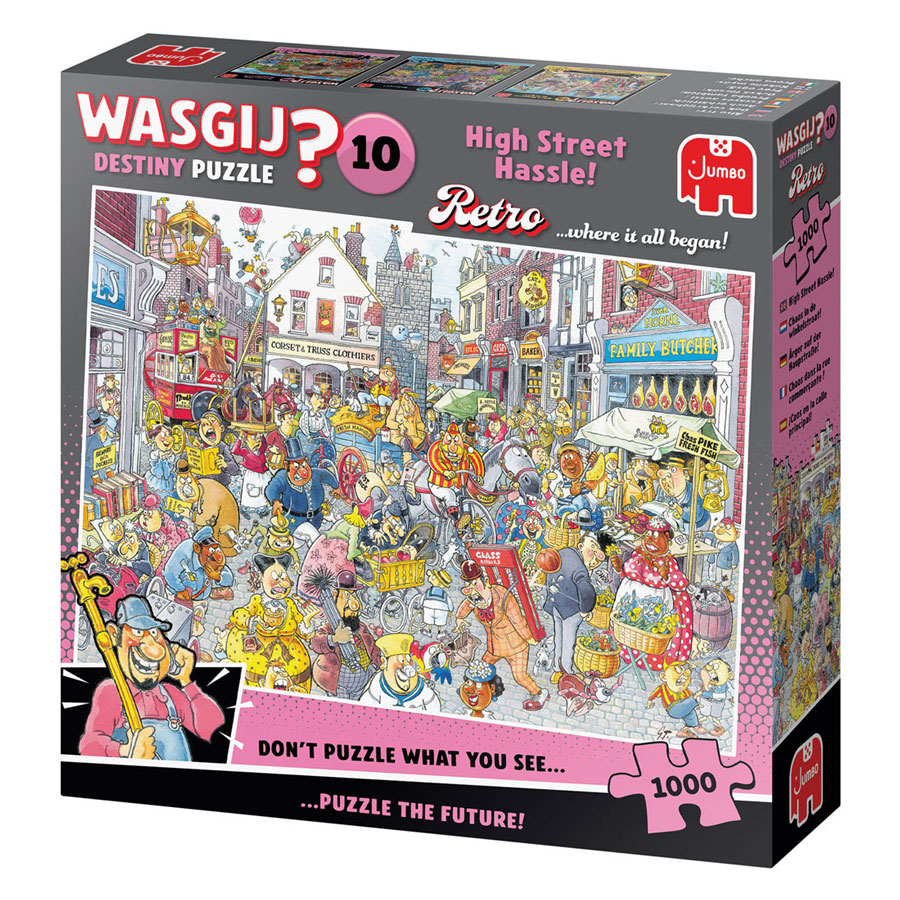 Wasgij Retro Destiny 10 - Chaos In De Winkelstraat! - 1000st.