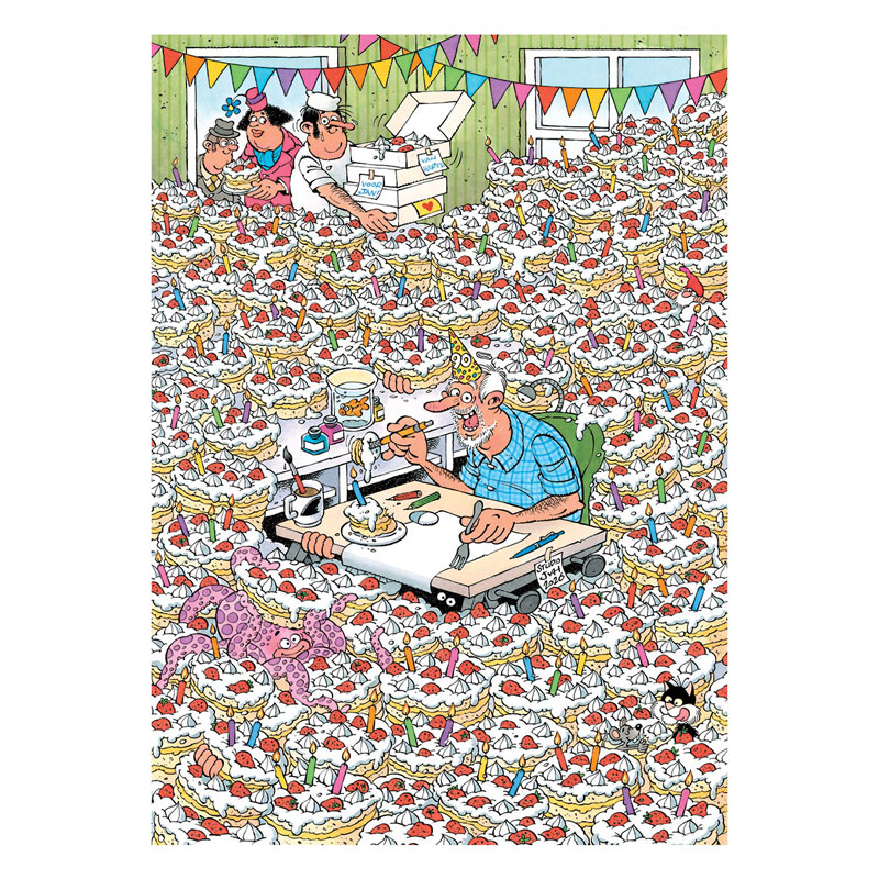 Jan van Haasteren Legpuzzel Expert 8 - Hoera, Jan 90 Jaar - 500st.