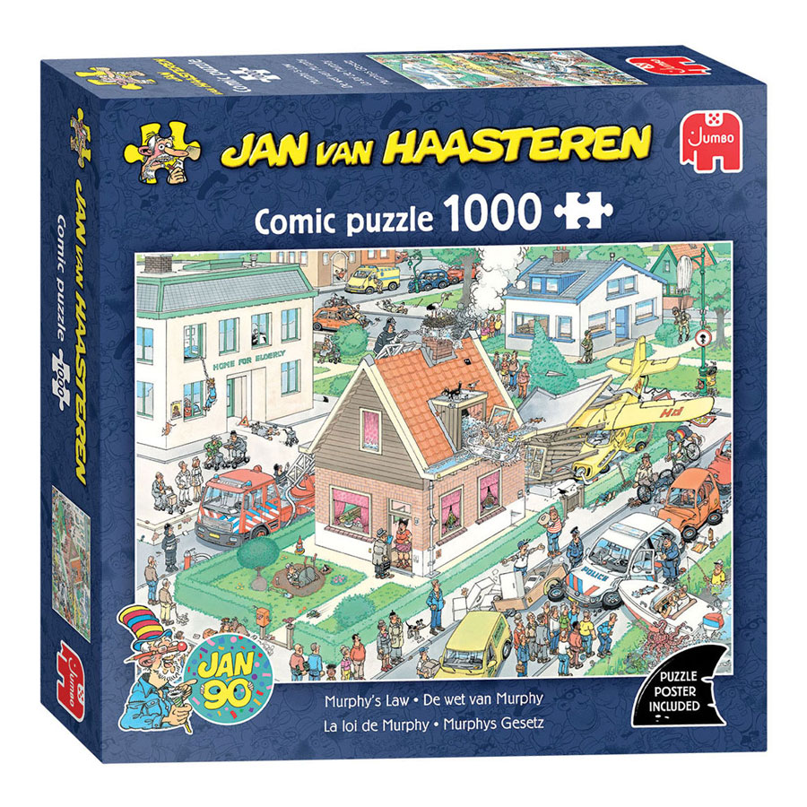 Puzzle Jan van Haasteren - Loi de Murphy - 1000 pièces