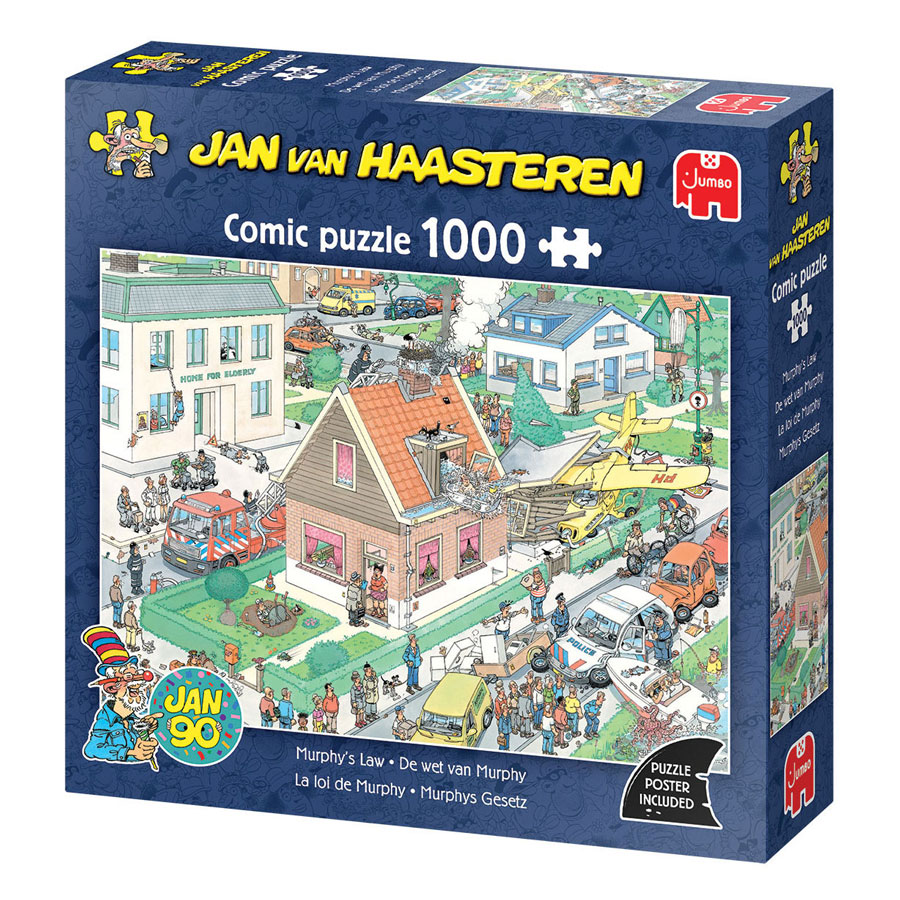 Puzzle Jan van Haasteren - Loi de Murphy - 1000 pièces
