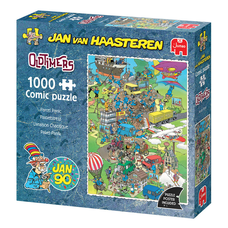 Jan van Haasteren Legpuzzel - Oldtimers Parkeerstress - 1000st.