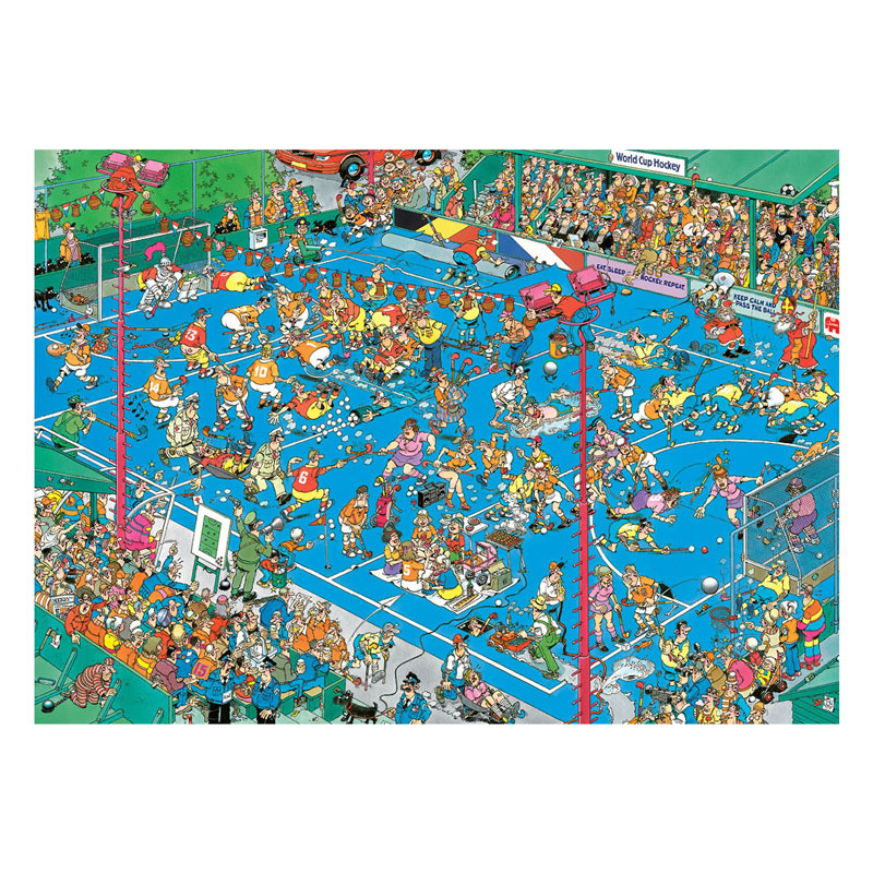 Jan van Haasteren Legpuzzel - Hockey Kampioenschappen - 1000st.