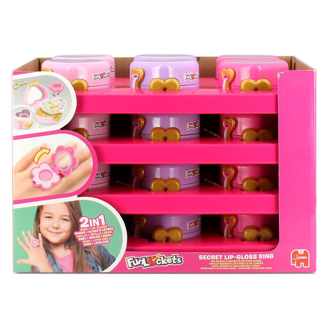 Jumbo FunLockets Geheime Lipgloss Ring - 24st.