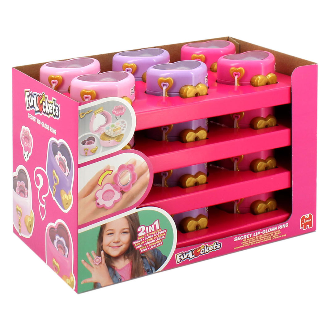 Jumbo FunLockets Geheime Lipgloss Ring - 24st.