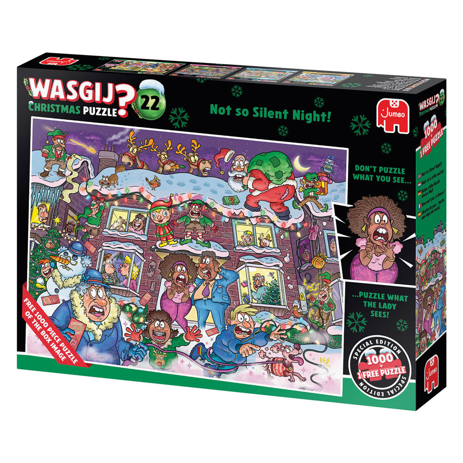 Wasgij Christmas 22 Legpuzzel - Niet zo'n Stille Nacht! - 2x1000st.