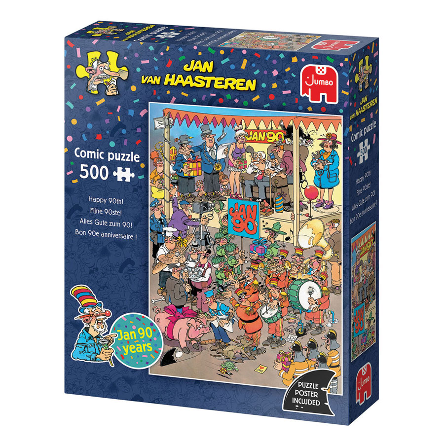 Jan van Haasteren Legpuzzel - Fijne 90ste! - 500 XL st.