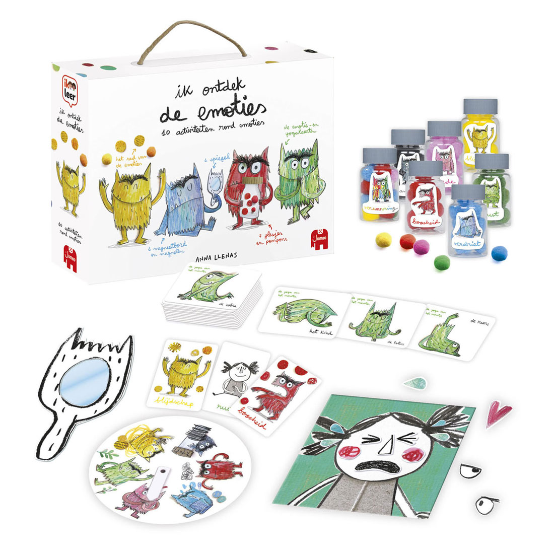 Jumbo J'apprends à découvrir - Les émotions des monstres de couleur