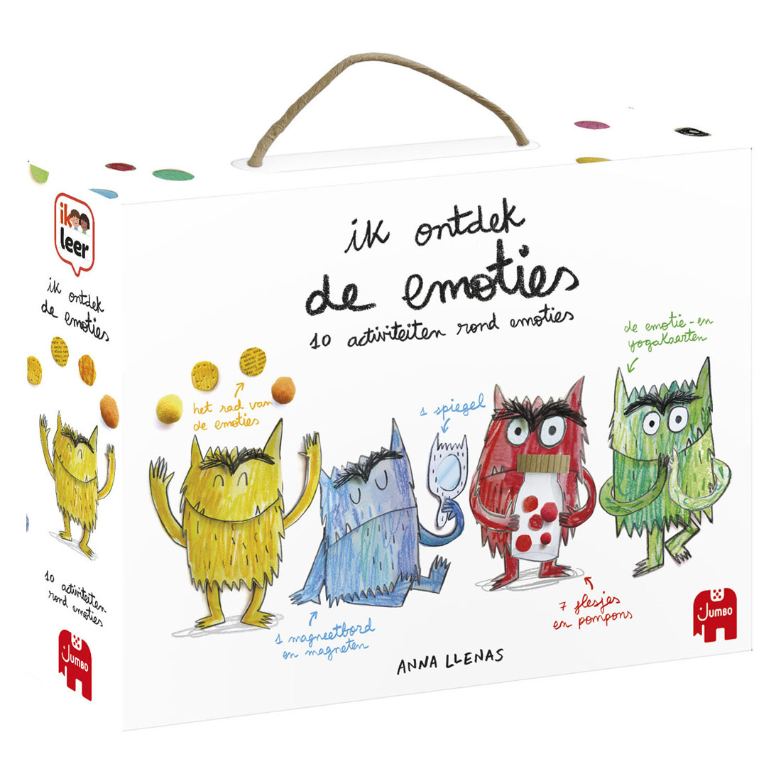 Jumbo J'apprends à découvrir - Les émotions des monstres de couleur