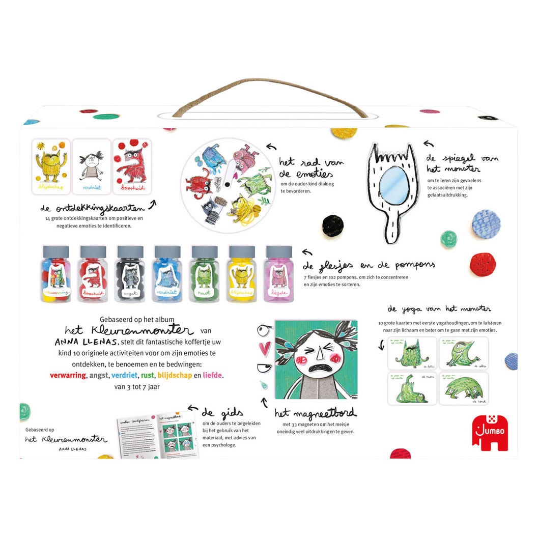 Jumbo J'apprends à découvrir - Les émotions des monstres de couleur