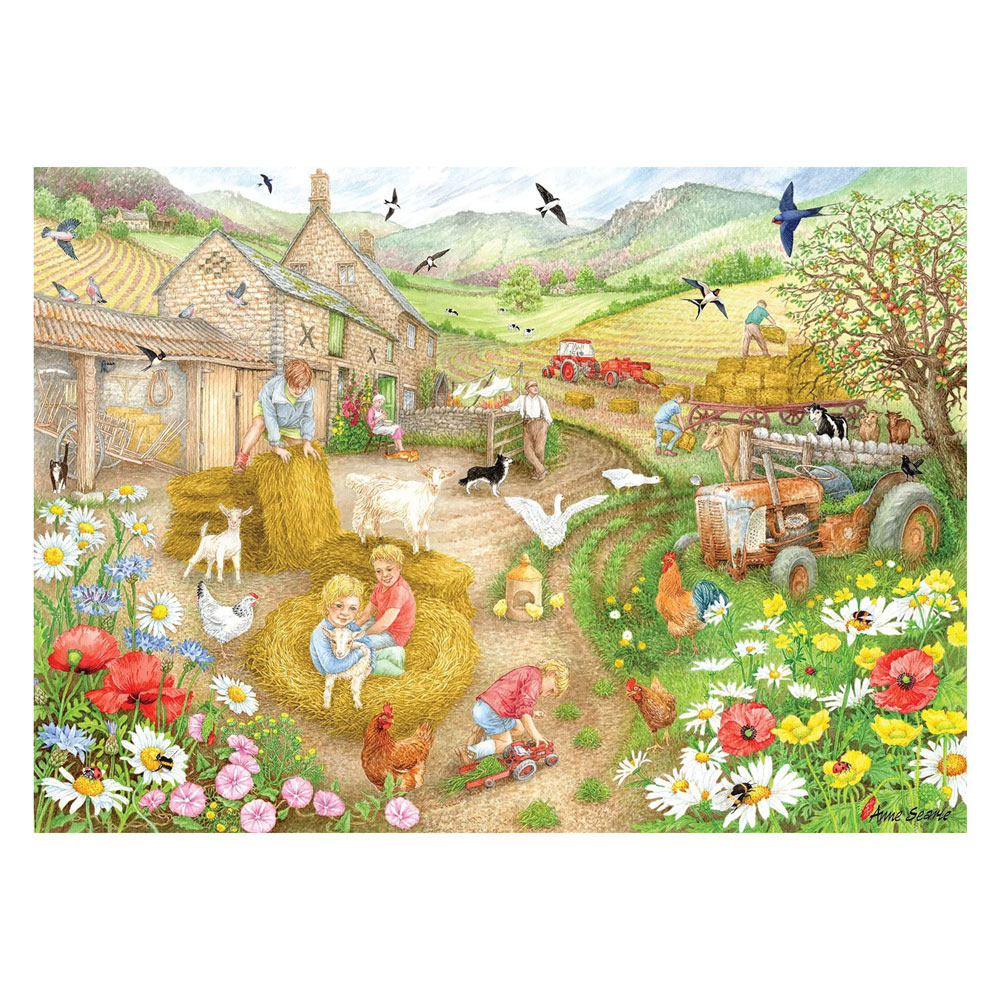 Falcon Bringing In The Hay - 1000st.