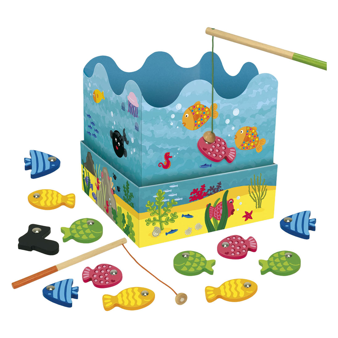 Jumbo Goula Fishing Game - 2 Spelers