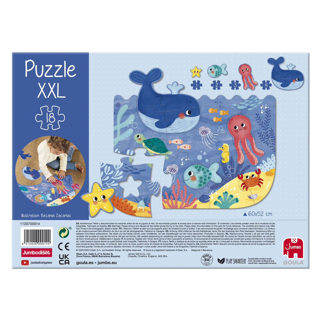 Jumbo Goula Puzzel XXL Oceaan - 18st.
